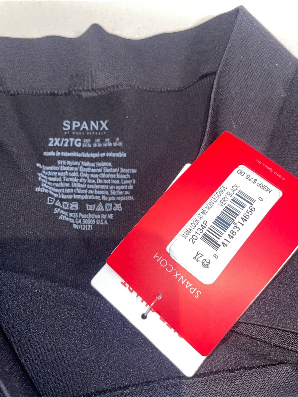 SPANX 2x Maternity Leggings with compression on legs